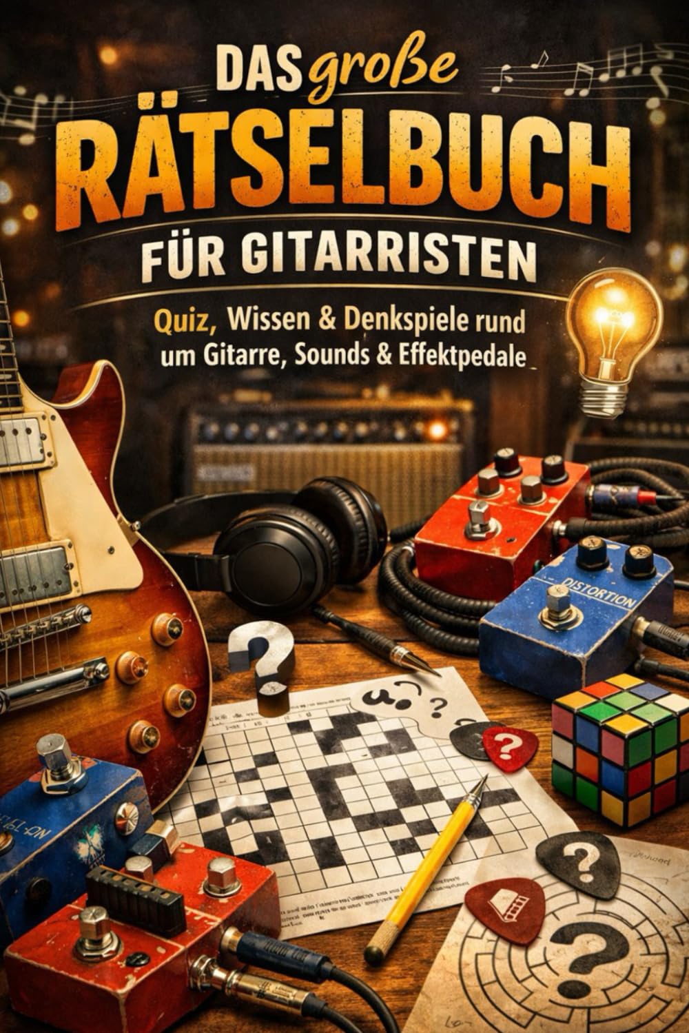 Das große Rätselbuch für Gitarristen: Quiz, Wissen & Denkspiele rund um Gitarre, Sounds & Effektpedale