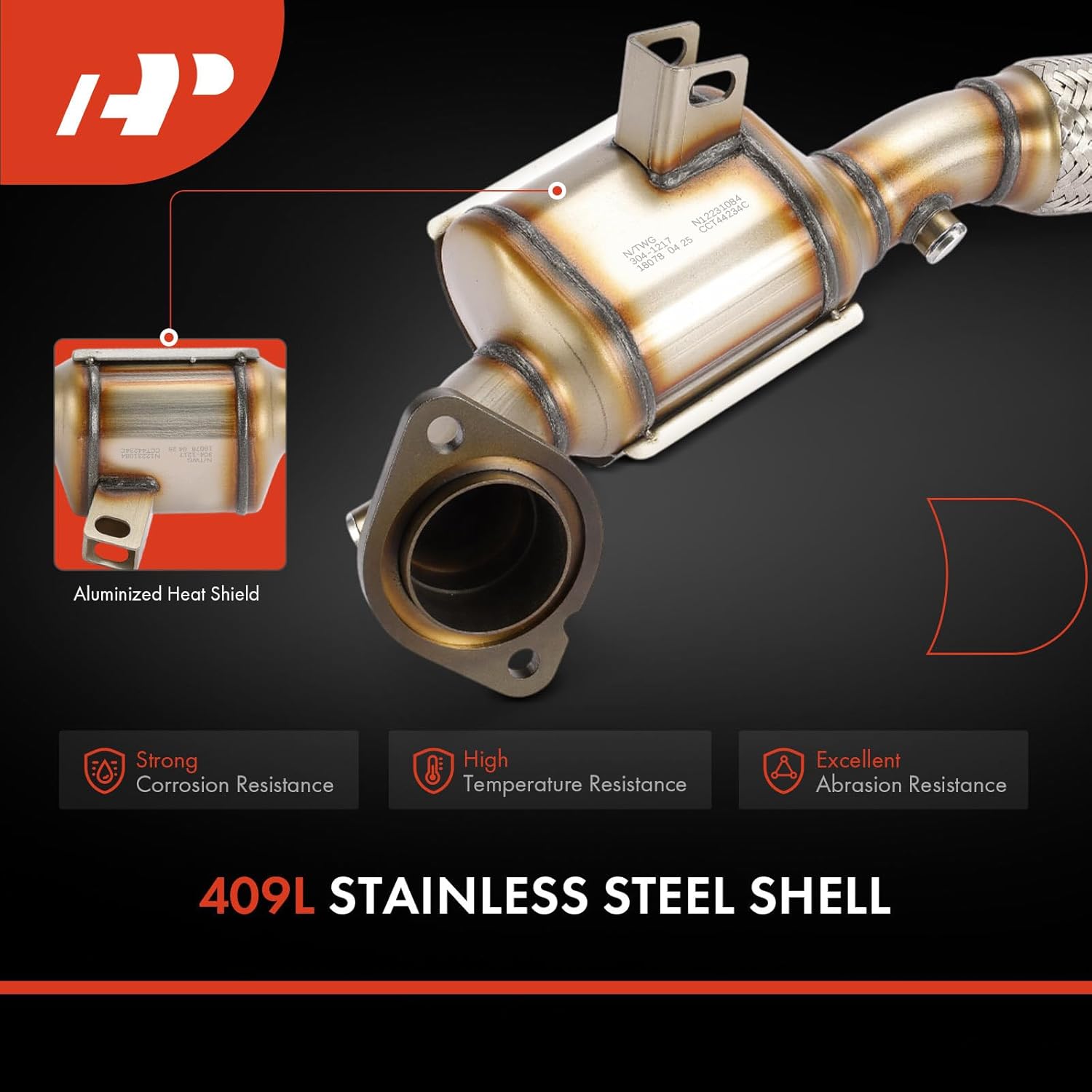 A-Premium Front Catalytic Converter with Gasket Kit Direct-Fit Compatible with Ford Escape & Lincoln MKC, 2017 2018 2019, 2.0L, E.P.A. Compliant