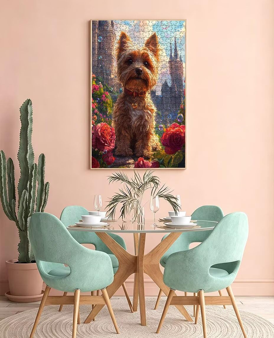 Puzzle 2000 elementów, kwiaty dorosły pies puzzle 2000, klasyczne puzzle, gra edukacyjna puzzle, niemożliwe wyzwanie, gra zręcznościowa dla całej rodziny, dekoracja ścian BXHZW4-412