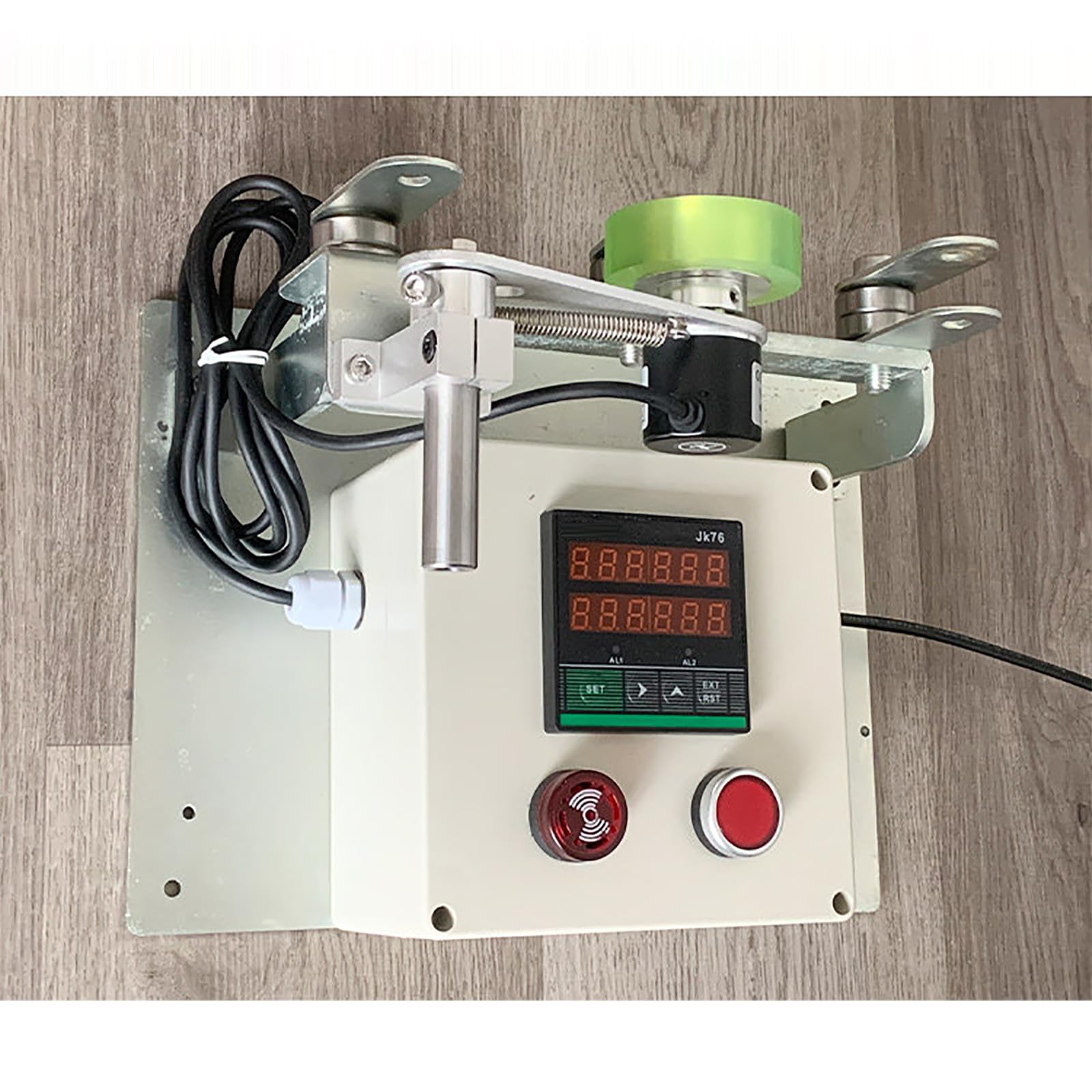 Elektronischer Längenzähler, Dual-Relaisausgang, einstellbare Zählgenauigkeit, reversibles Additions- und Subtraktionswerkzeug zum Messen von Drähten und Kabeln