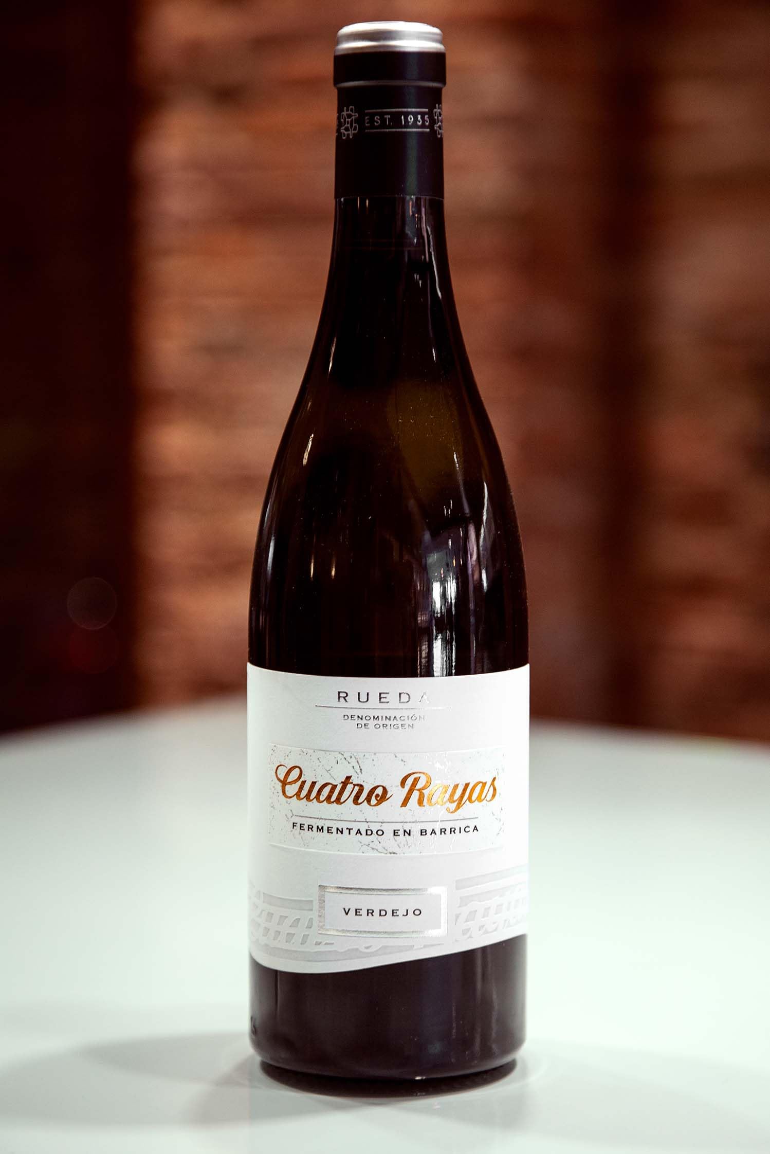 Cuatro Rayas Fermentado Barrica Verdejo DO Rueda (3 Botellas x 750ml) | Vino blanco