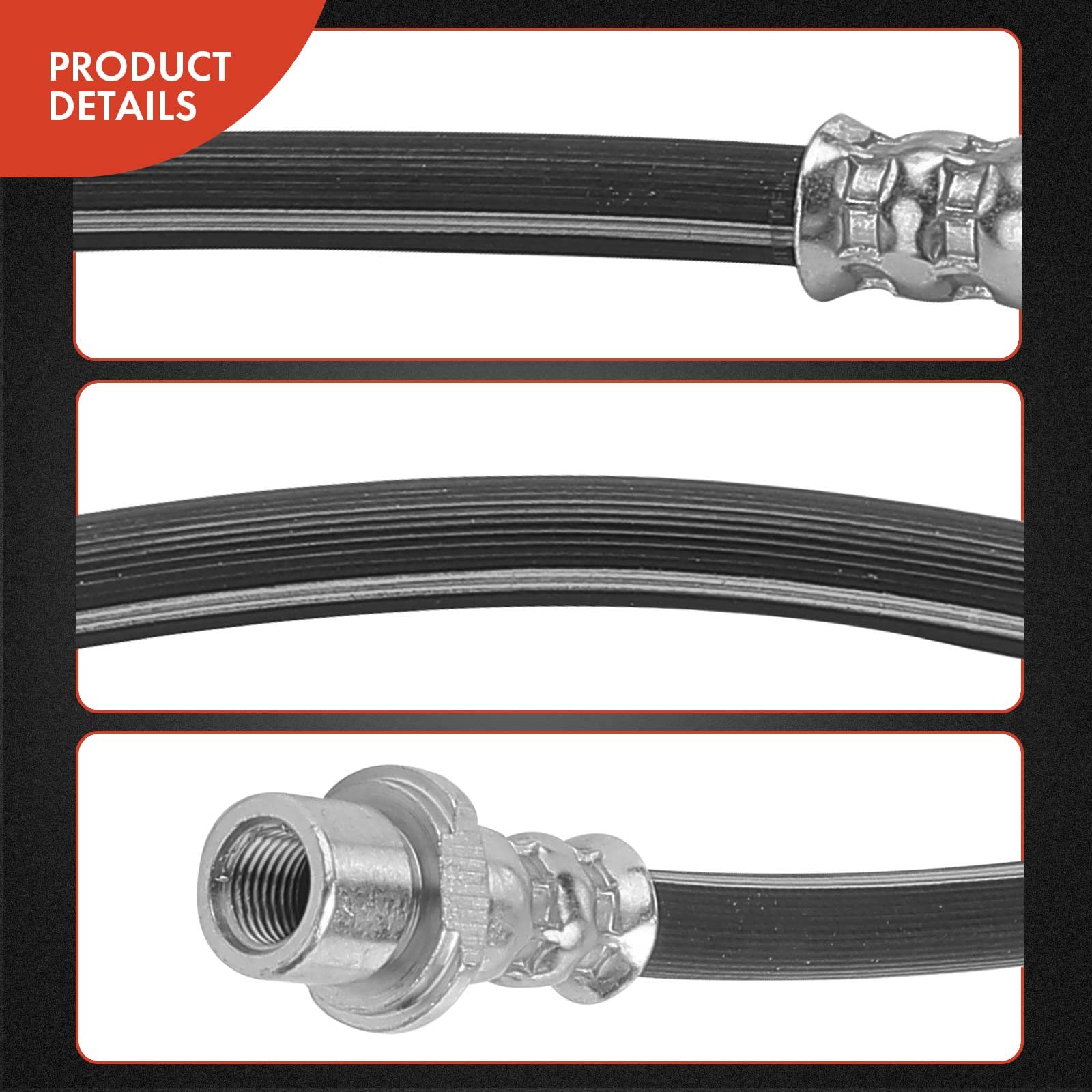 Amazon.com: A-Premium Rear Driver Brake Hydraulic Hose Compatible 