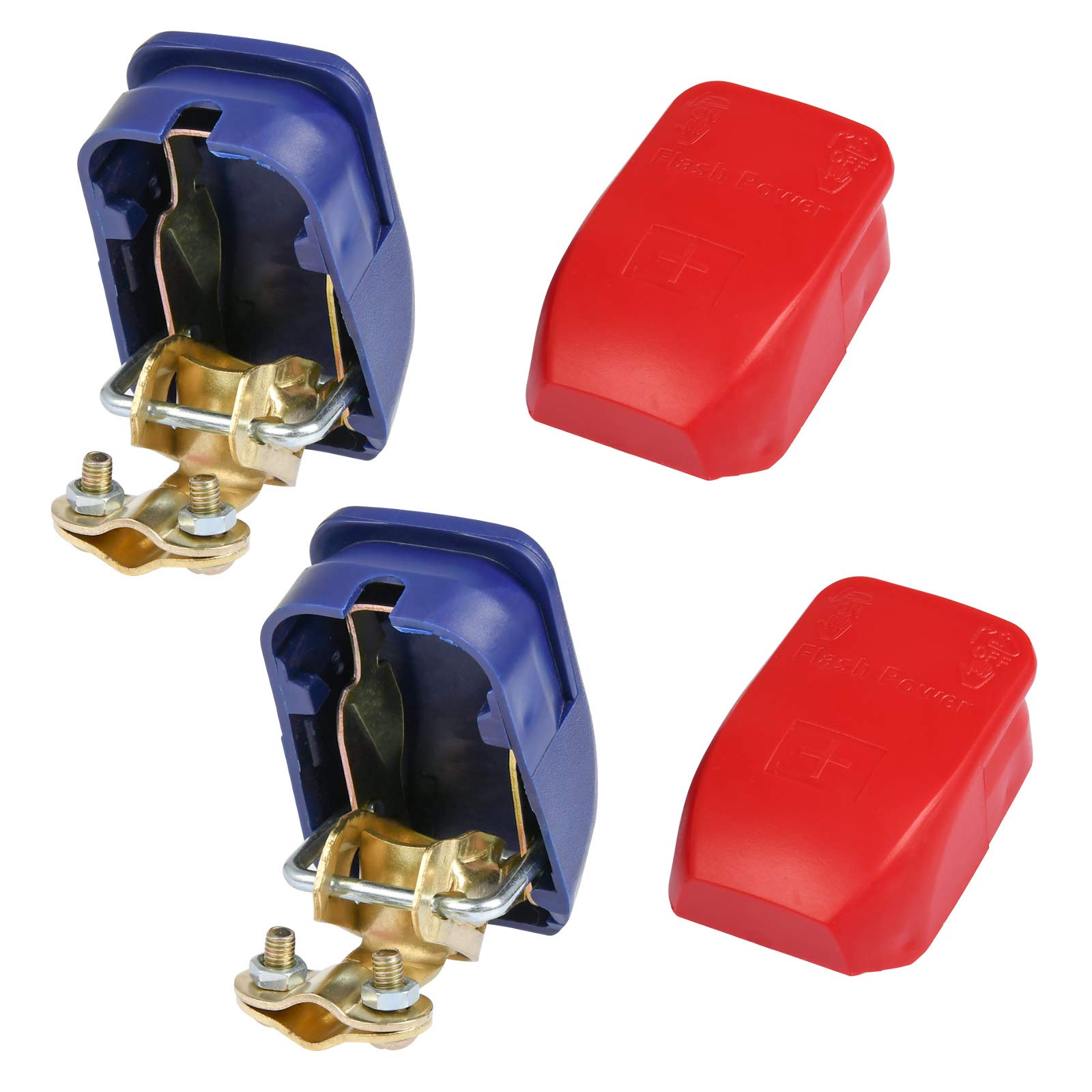 Buy 2Pair of Battery Clamps Terminal Battery Quick Release Connectors