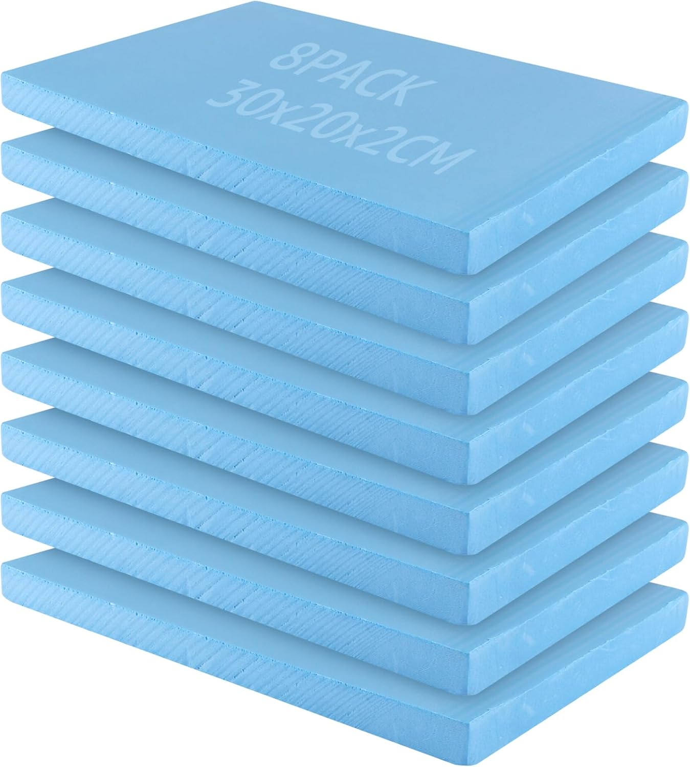 YAYODS Plaques de mousse rigide 30x20x2 cm – Lot de 8
