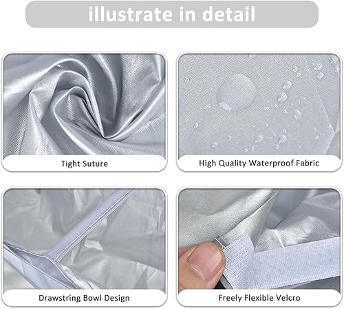 Miniatura 7 de Capa de corte de pelo | Capa de peluquería con diseño de paraguas de 23.6 in para adultos, suministros de peluquería para hombres y mujeres,