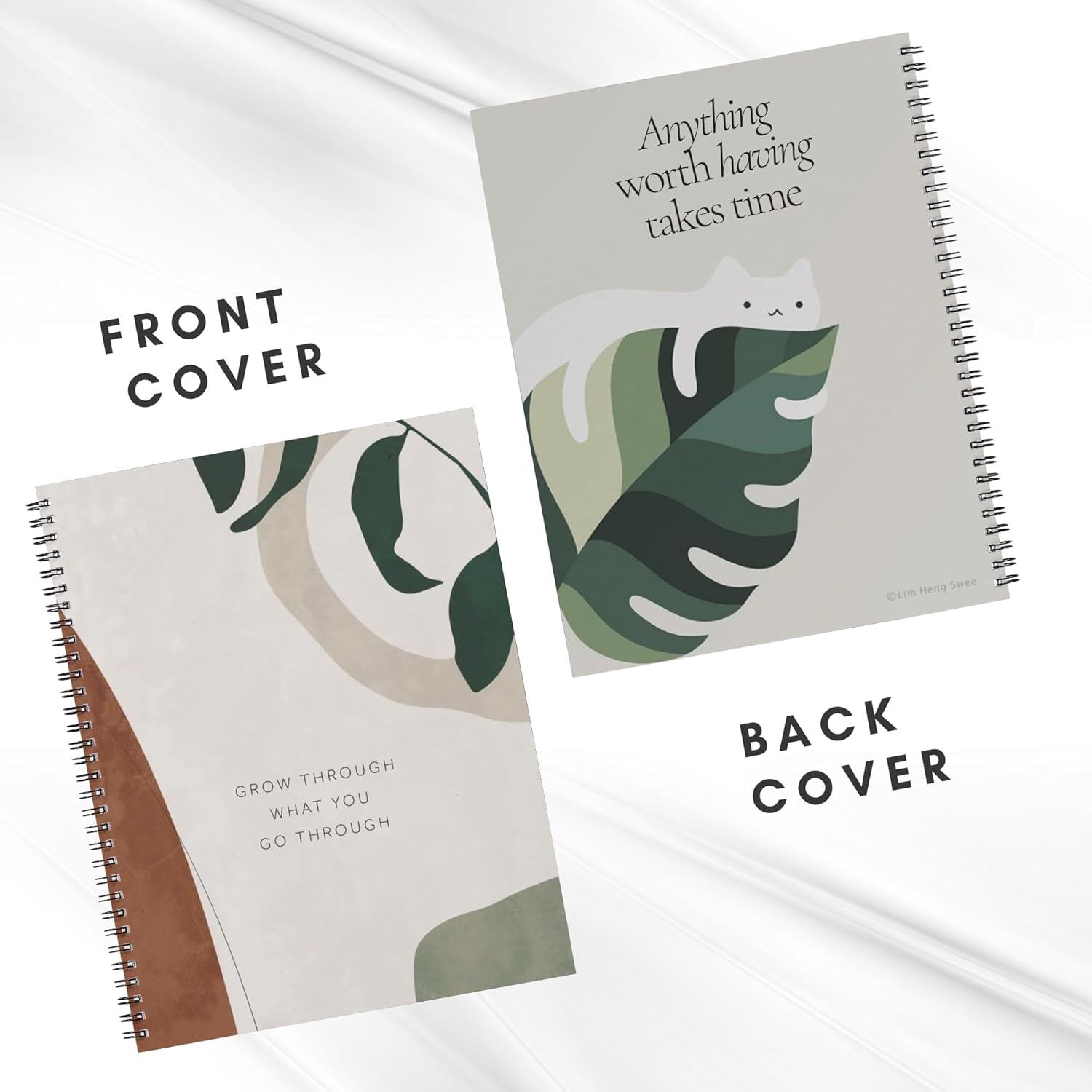 PostersInc Weekly & Daily Planner For 3 Months, Spiral Notebook, Diary Ruled & Undated Journal Book, Fitness Journal, Meal & To Do List Planner, Study & Habit Tracker, 80 GSM Paper 220 Pages (Grow) PostersInc Weekly & Daily Planner For 3 Months, Spiral Notebook, Diary Ruled & Undated Journal Book, Fitness Journal, Meal & To Do List Planner, Study & Habit Tracker, 80 GSM Paper 220 Pages (Grow)