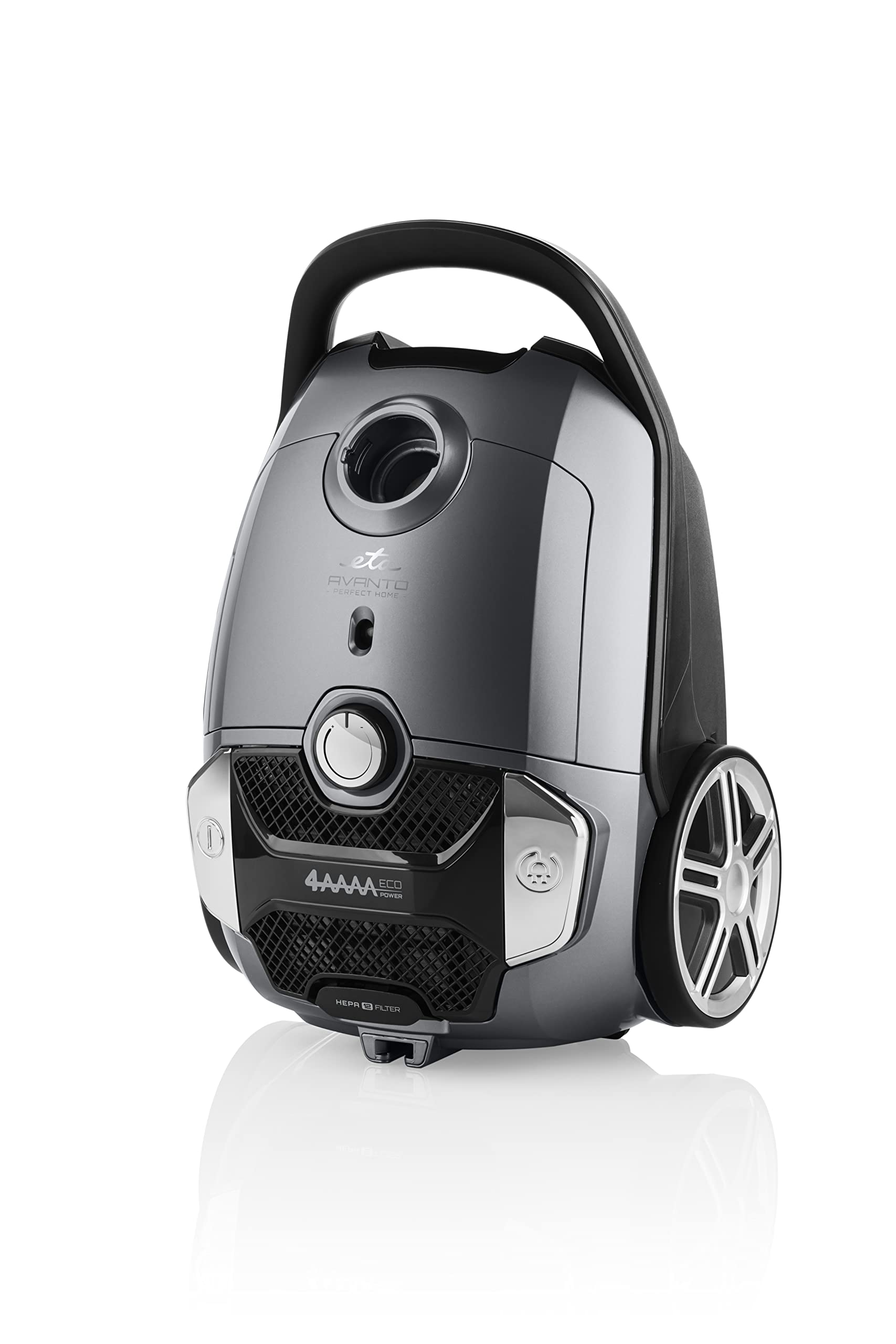 ETA Aspirapolvere Avanto Perfect Home I 800 W e molto silenzioso I 69 dB(a) I Aspirapolvere a sacco I 10 m raggio d'azione I Filtro HEPA I Accessori Inclusi