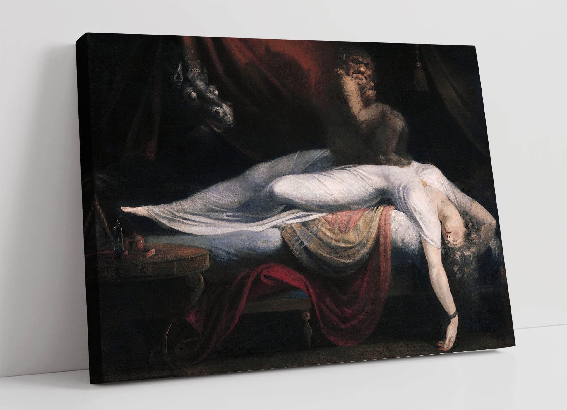 Canvasartshop -Henry Fuseli, The Nightmare- Canvas Wall Art Picture Print (30X20)