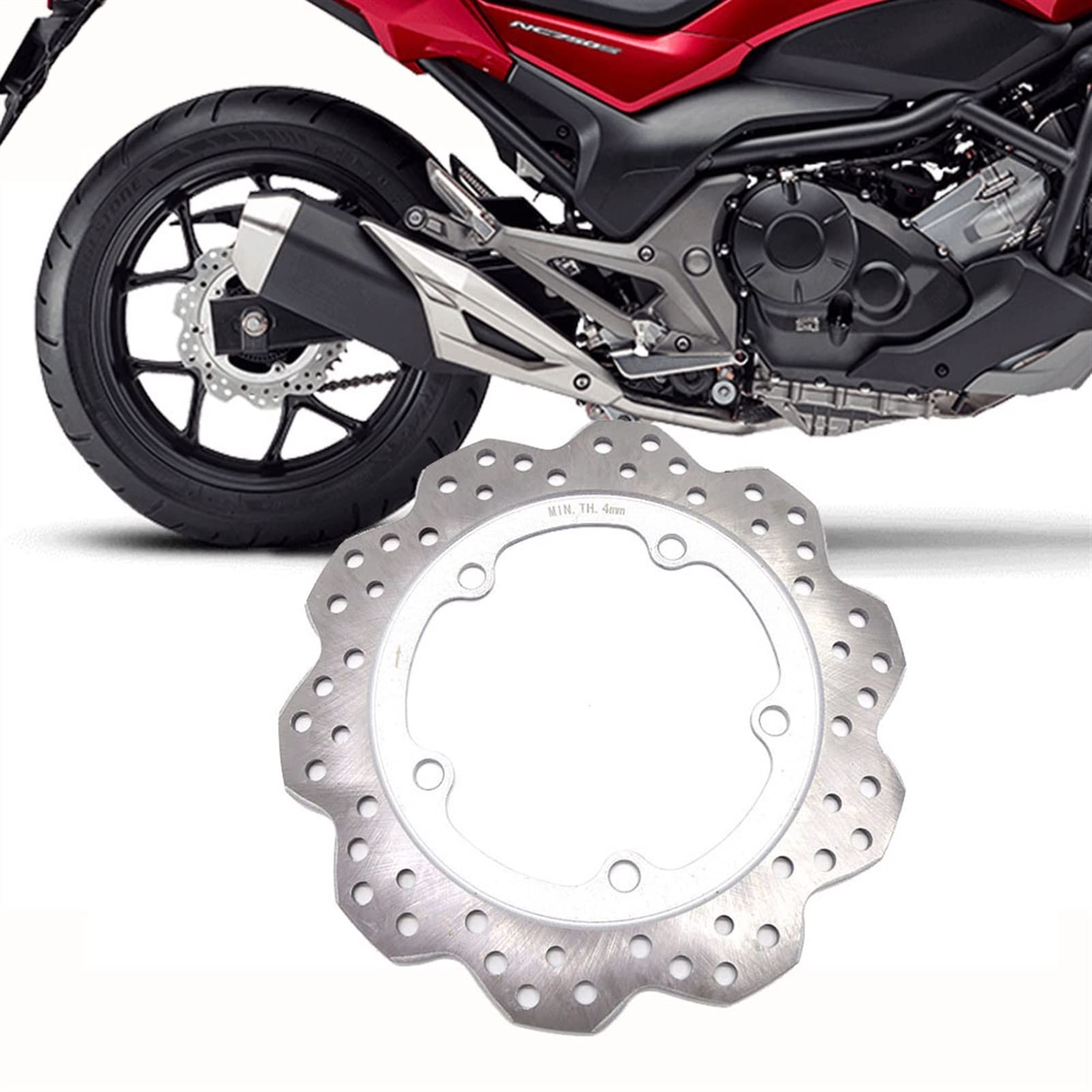 Disque de frein arrière moto pour trajets urbains et roadtrips NC750X