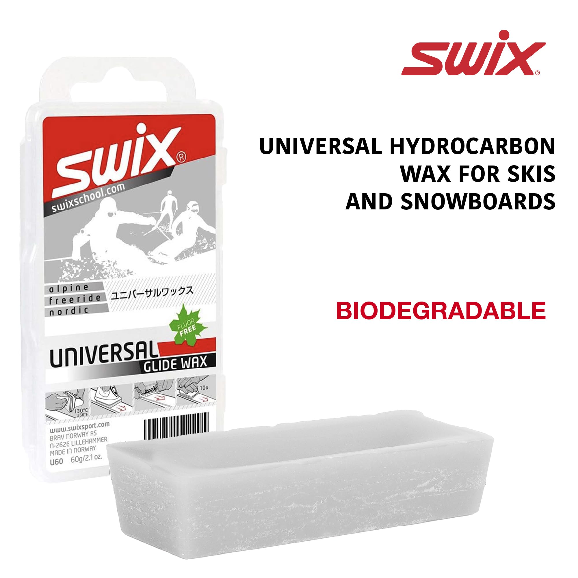 Swix HF6BW HF7BW グライドワックスセット Amazon.com : Swix U60