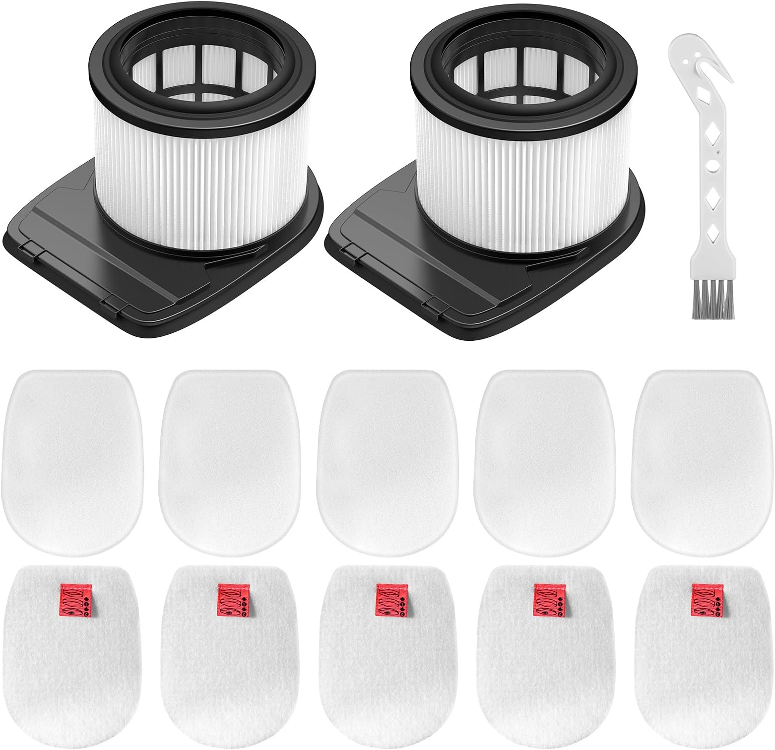 IZ300UKT Filter for Shark Hoover IZ300 IZ300UK IZ300UKT IZ320 IZ320UK IZ320UKT Cordless Stick Vacuum Cleaner Anti Hair Wrap Filters with 2 Hepa & 5 Felt Filters & 5 Foam