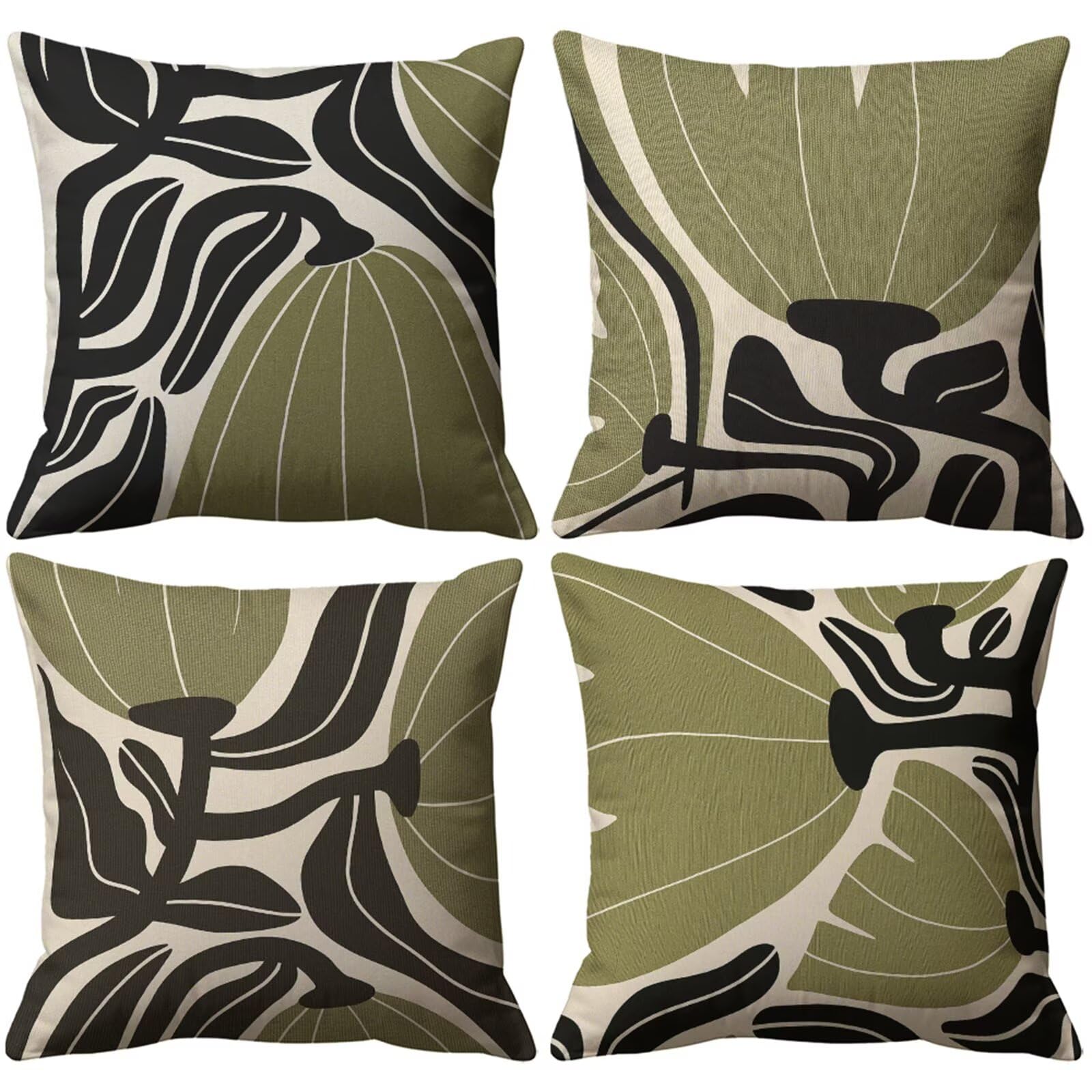 Housses de coussin 35x35 lin moderne pour rénover un canapé terne