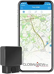 Dispositivo de rastreamento GPS para carro Global-View.Net com rastreamento GPS em tempo real - Funciona em todo o mundo! Aplicativo para iPhone e Android incluído gratuitamente!, Standard