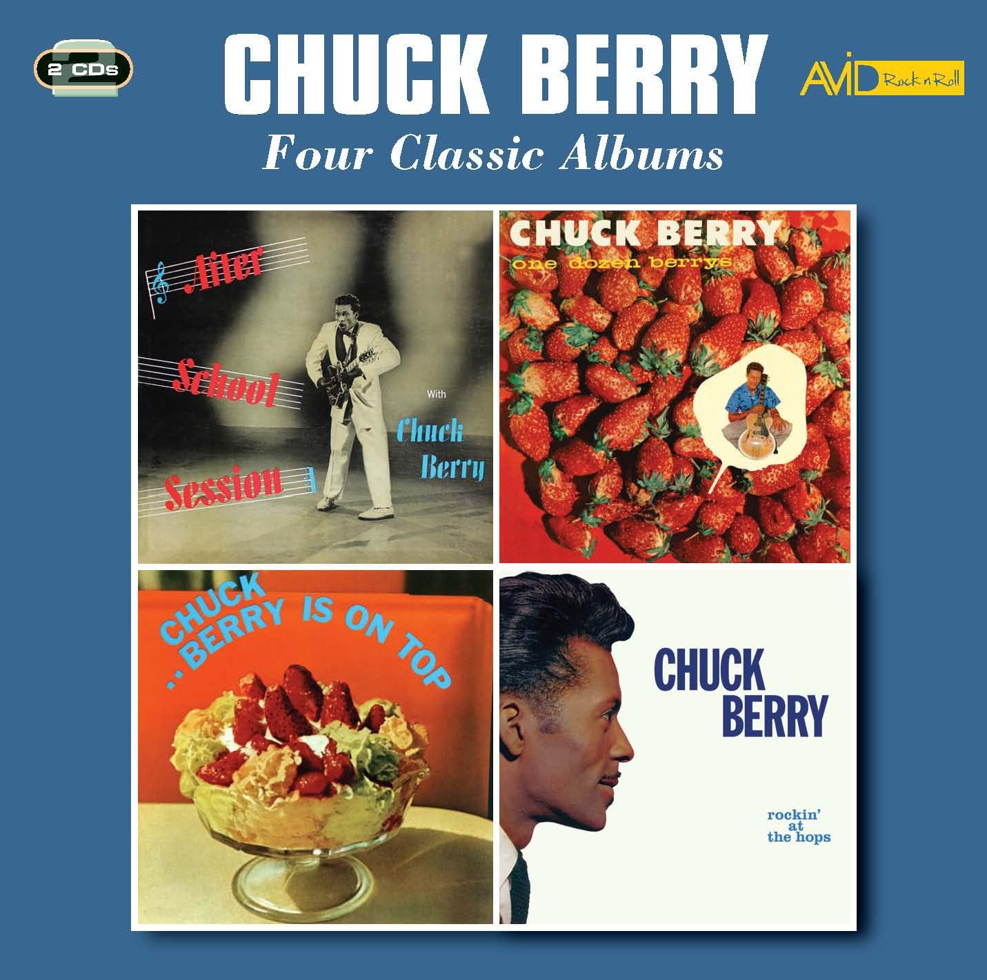 Four Classic Albums (After School Session / One Dozen Berrys / Chuck Berry Is On Top / Rockin' At The Hops)