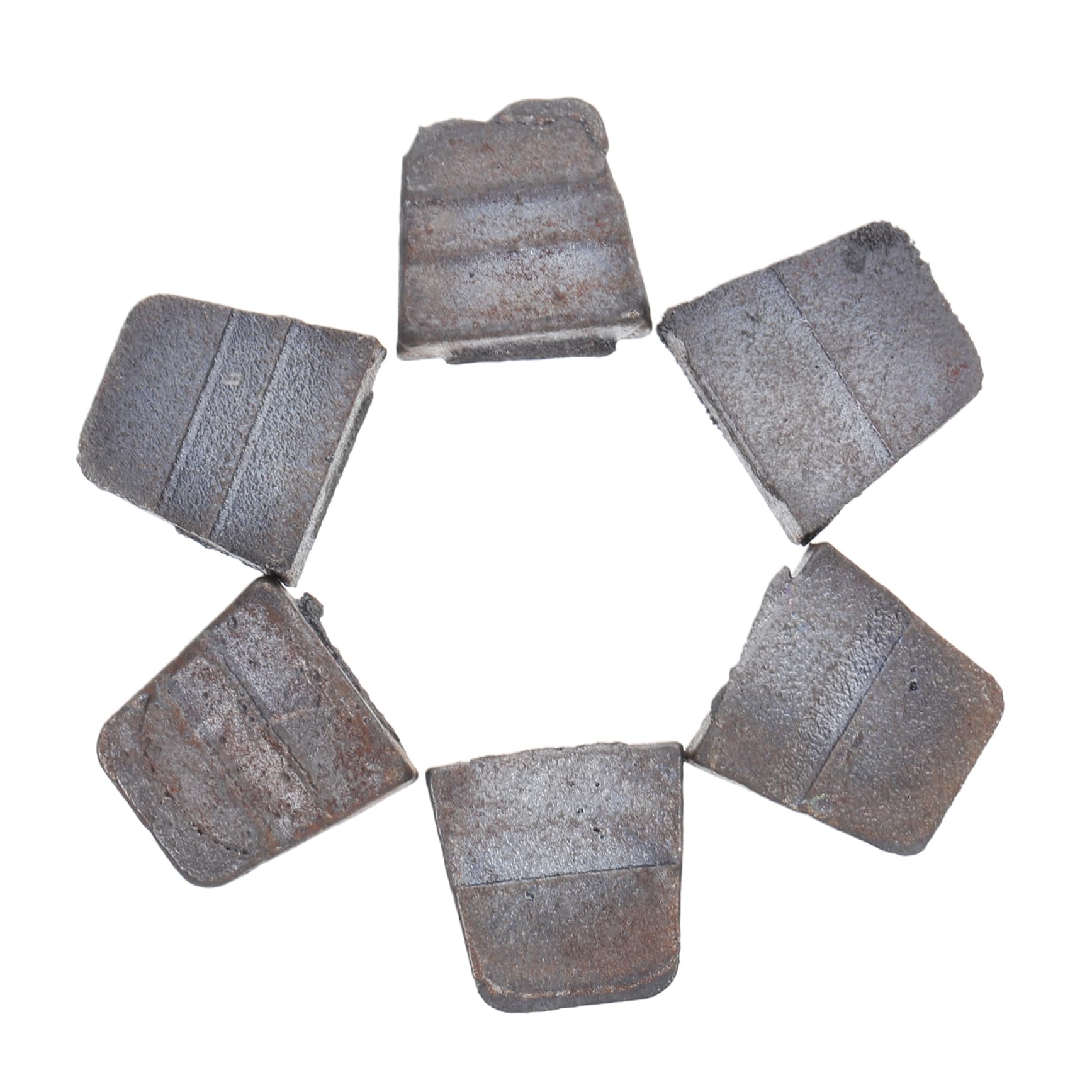 ORFOFE 6 Pack Metal Axe Wedges Safety Handle Wedges for Tool Reinforcement Splitting for Axle and Hammer Handles Iron Garden Fixing for Professionals