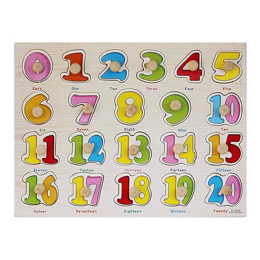 mojo toys 1234 number counting wooden 20 number peg 120 intelligence