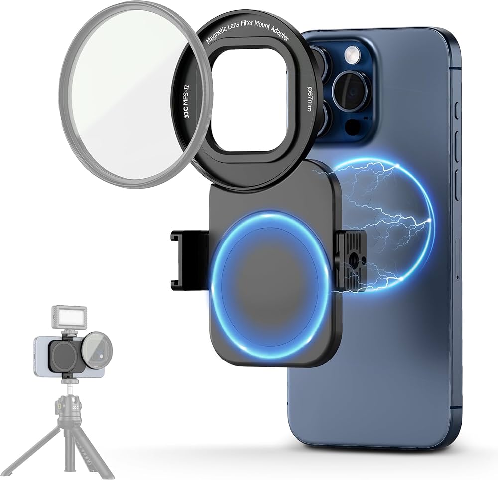 Amazon.co.jp: JJC アップグレード版 磁気 Magsafe対応 スマホ 67mm