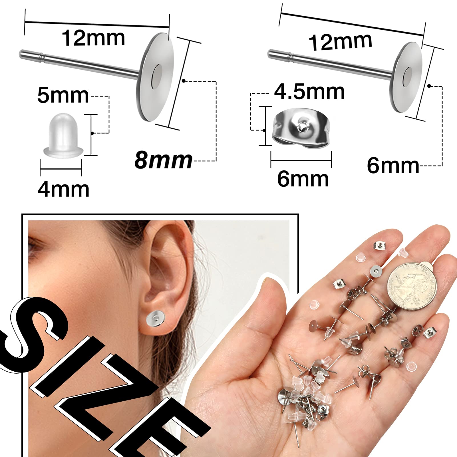Pandora Timeless 294263C01 vlinder oorknopjes van zilver met zirkonia | Mostert Juweliers