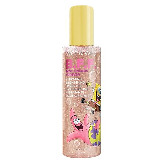 wet n wild Purifying Setting Mist SpongeBob Squarepants Makeup Face Cleanser Setting Spray Face Moisturizer (1114231), F.U.N., 3.4 Fl Oz