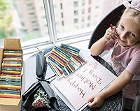 Vista 6 de Madisi Crayons Bulk Pack, Regular Size, 4 Colors, 150 Packs, 600 Count