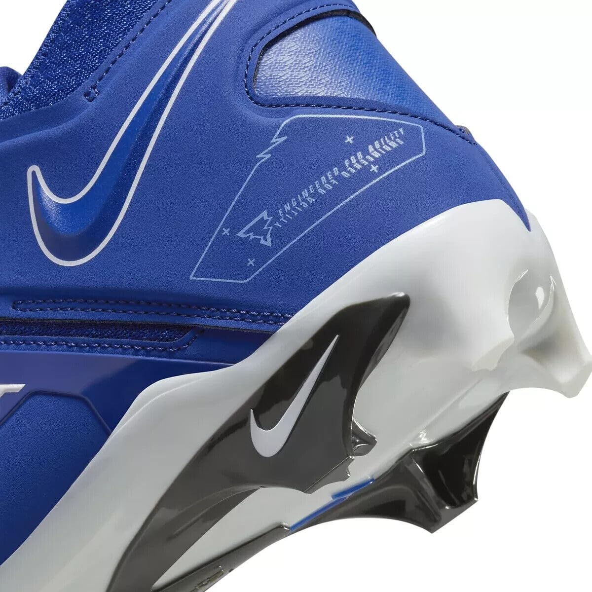 Nike Alpha Menace Pro 3 Men's Football Cleats (us_Footwear_Size_System, Adult, Men, Numeric, Medium, Numeric_12) Navy Blue/White