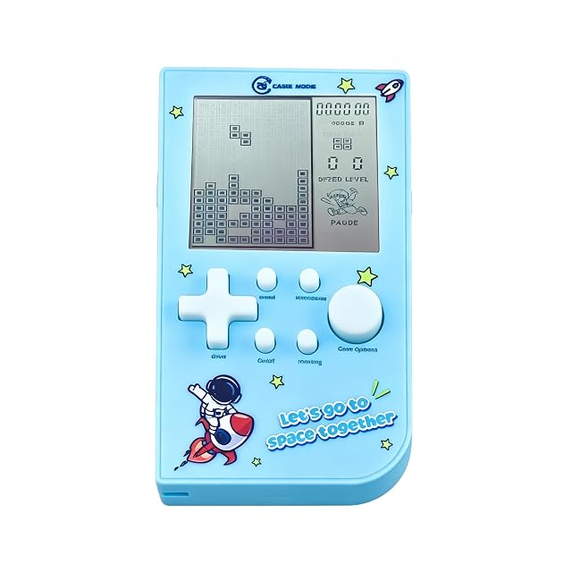 TAQY Bloquear Consola de Juegos con 26 Juegos Colores macarrones Retro Máquina de Juego de Bolsillo Juego…