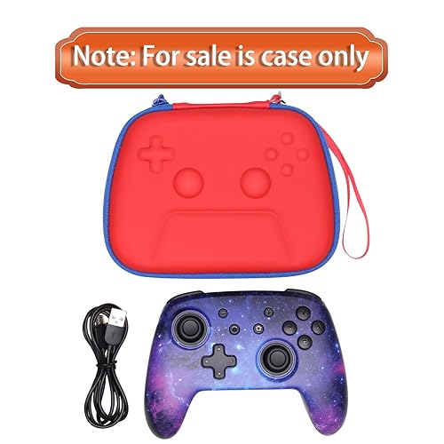 Vista 64 de LTGEM Controller Case Compatible with Xbox Core/Xbox Elite Series 2 Core/PlayStation DualSense/GameSir G7 SE/PowerA Gaming Controller, Blue