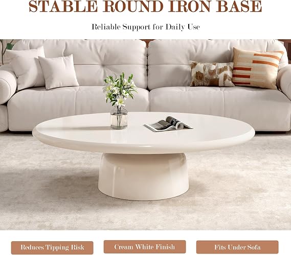 Cream White Coffee Table