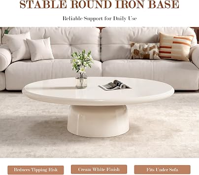 Cream White Coffee Table