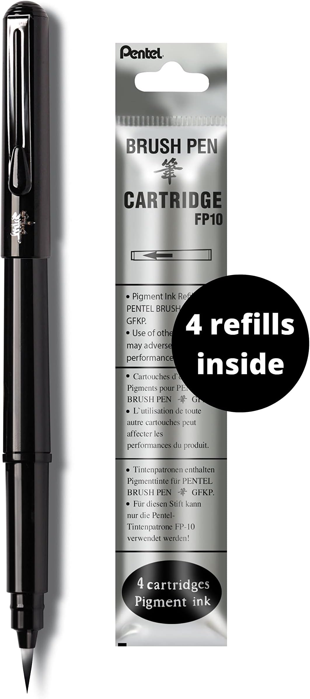 Pen Ink Cartridges Pentel Brush Pen Cartridge Pen Refills Pentel