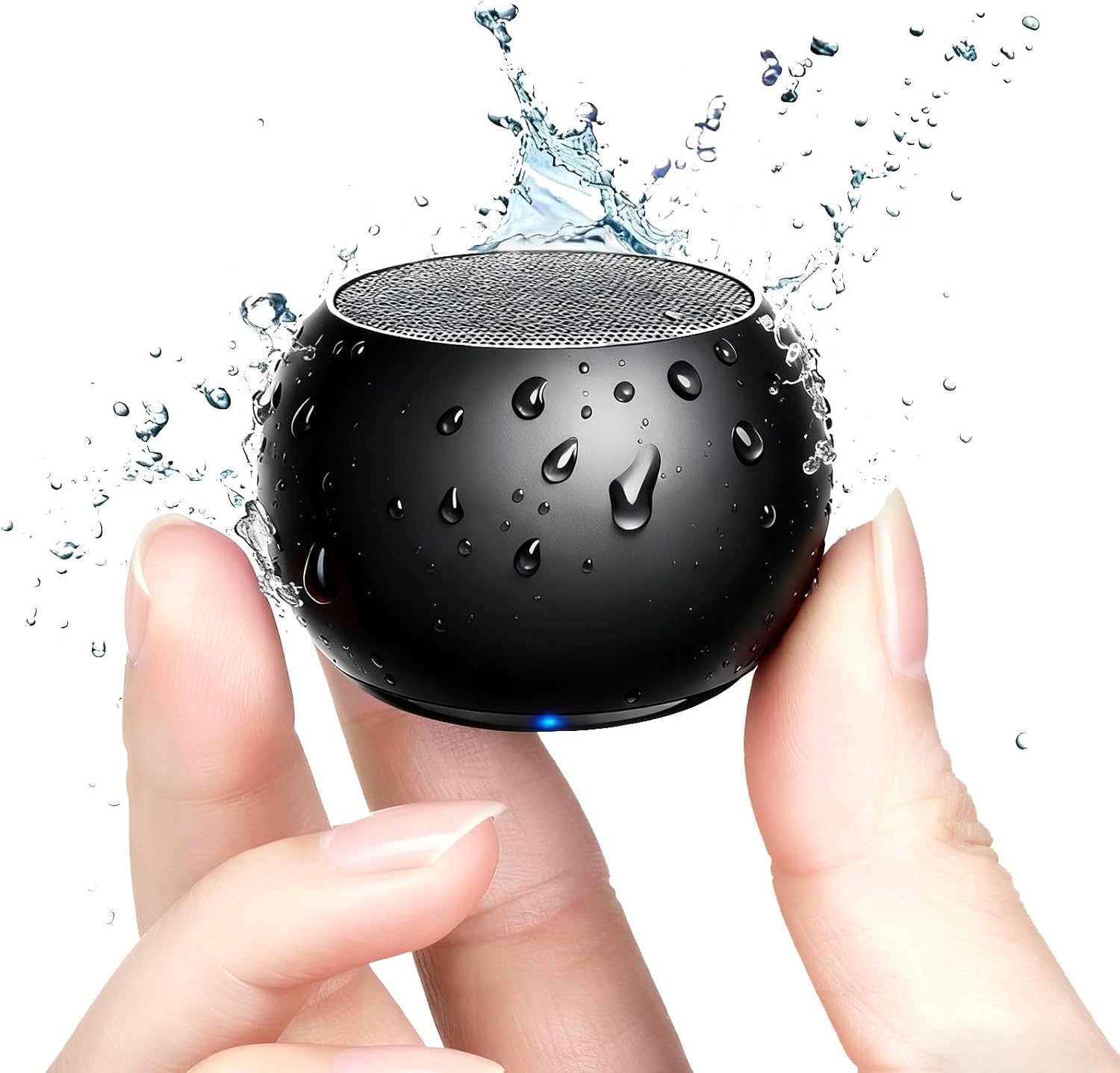 JBL Mini Bluetooth Speaker Ultra Wireless Speaker with Heavy Metal Electroplating | Round Mini Speaker, Power Button Controlled, Long Battery Backup & Quick Charge-Multicolor-image-1