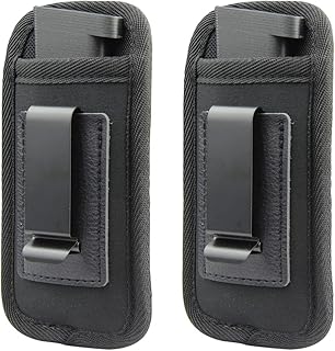 2-Pack Magazine Holster for IWB and OWB Carry, Universal Mag Holster Fits: 9mm .40 .45 .380 .357-7rd, 10rd, 15rd Capacity and Most Pistol Magazine Sizes