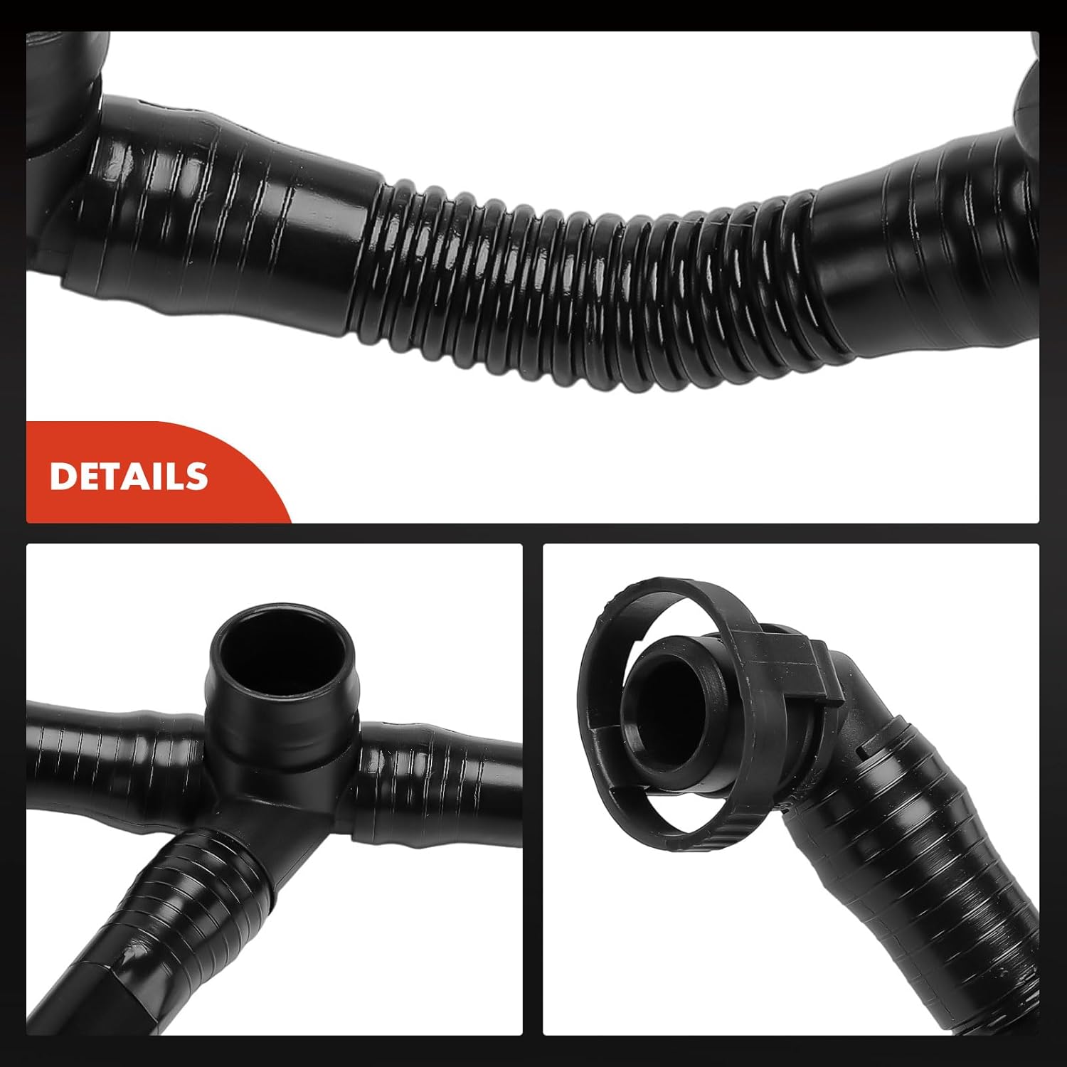 A-Premium Engine Crankcase Breather Hose Compatible with Volkswagen Passat 1998-2001 & Audi A4 1997-2001, A4 Quattro 1998-2001, A6 Quattro/A6 1998-2001, 2.8L