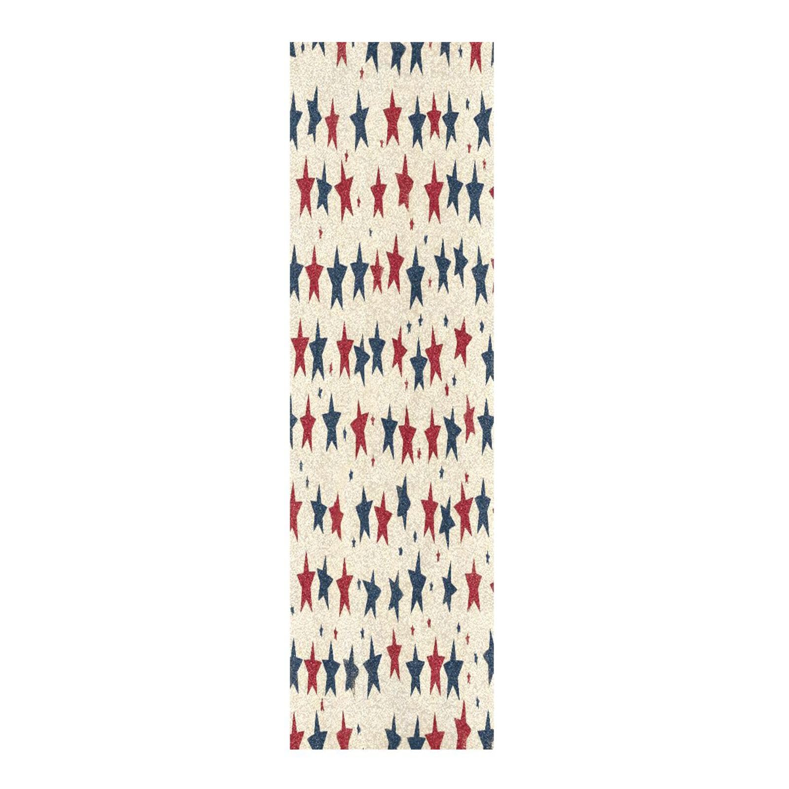 CEBUGI Independence Day Stars Skateboard Grip Tape 44x10in Waterproof Tear-Proof Longboard Grip Tape Bubble Free Non-Slip Scooter Grip Tape for Girls Boys