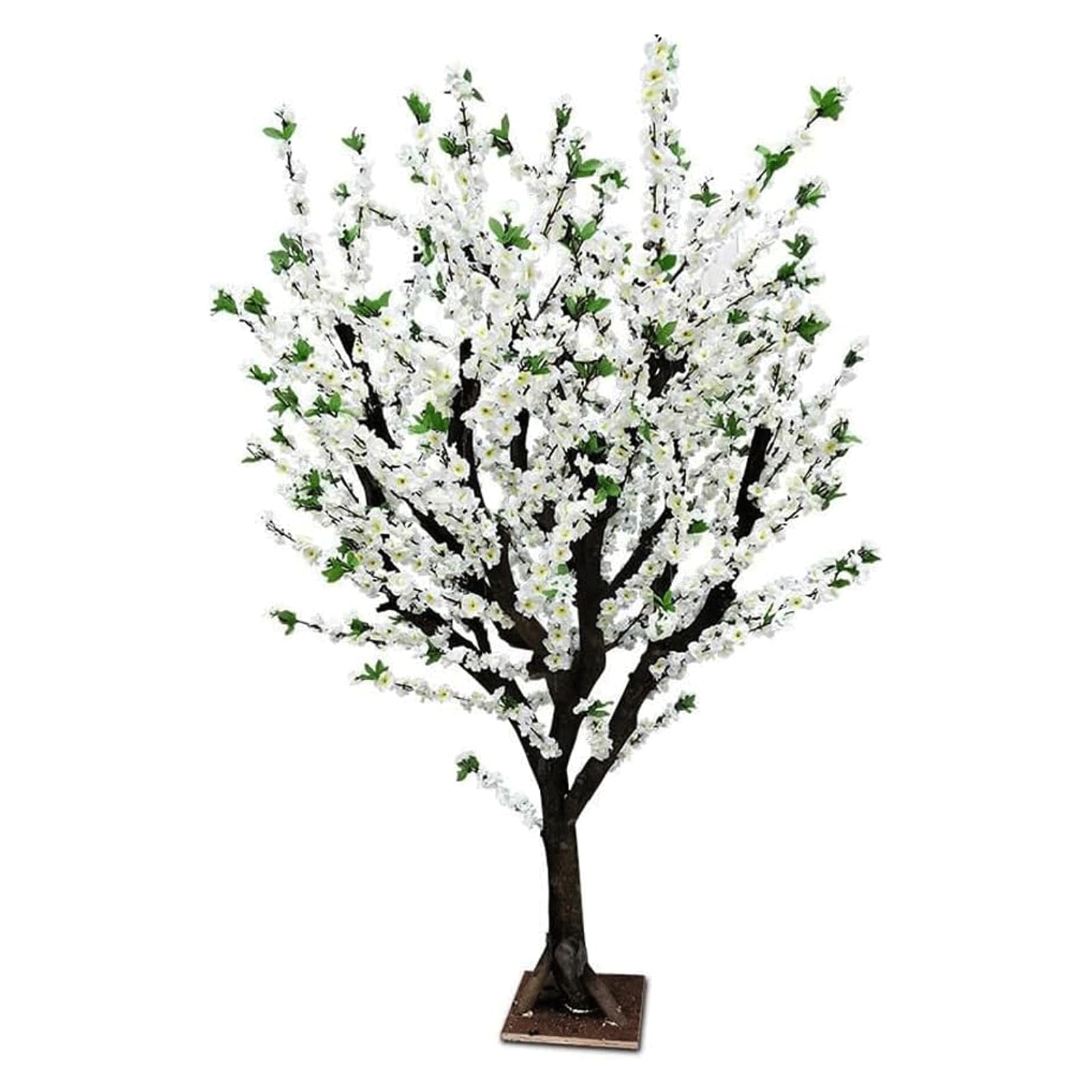 HCZKIUJY 150cm/4.9ft Artificial Tree Stable Base Artificial Plant Outdoor Indoor Faux Tree Realistic Natural Faux Plant Decoration