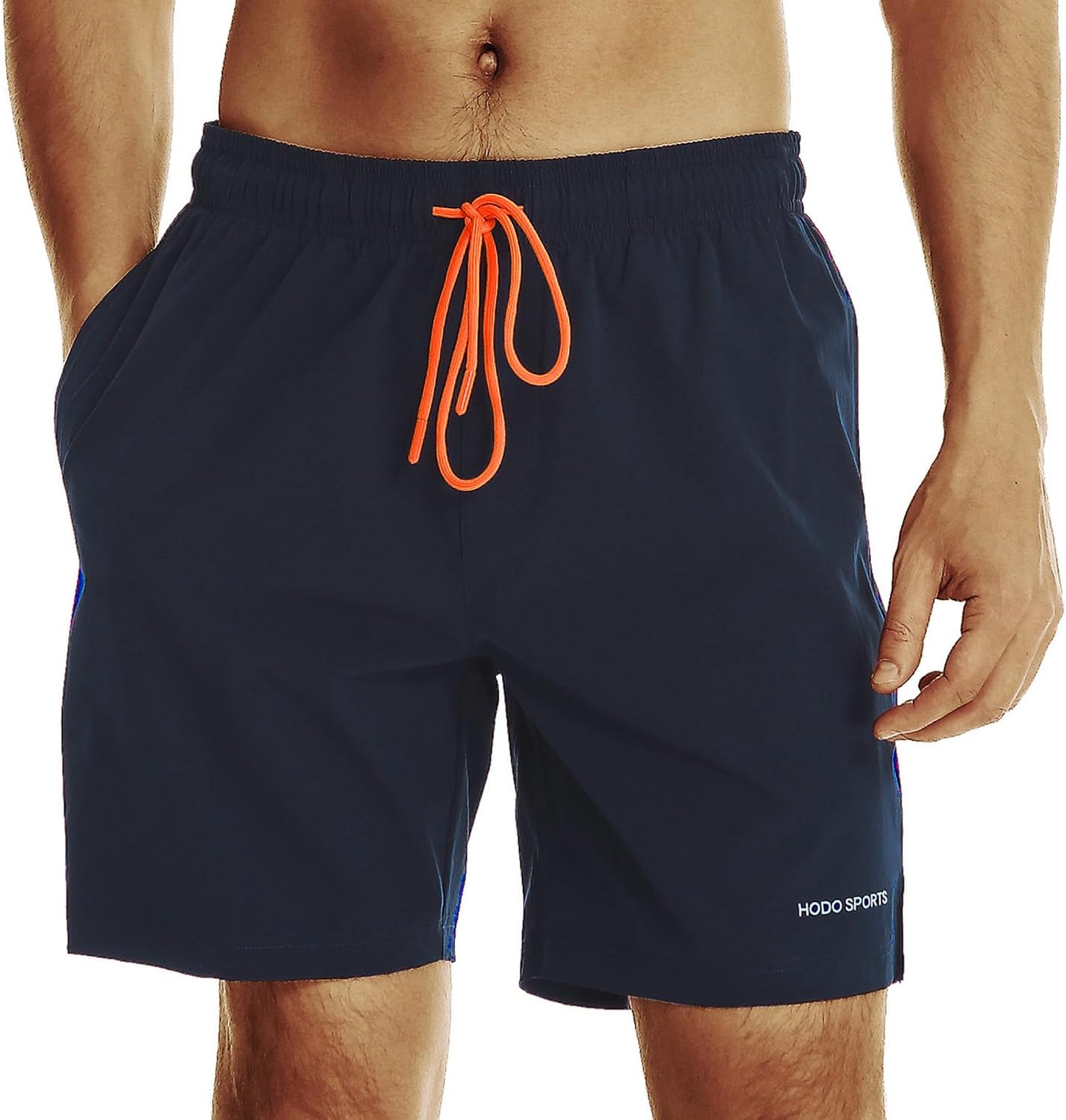 HODOSPORTS Mens Swim Trunks 7" Quick-Dry Swim Shorts with Mesh Lining and Pockets