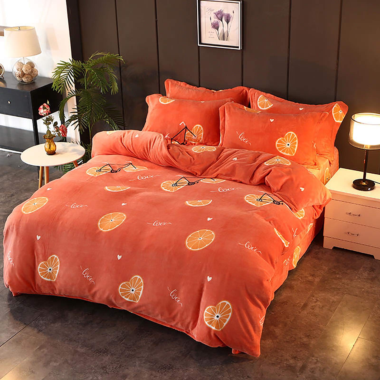 Housse de couette flanelle ultra douce et chaude avec fermeture éclair 200x230