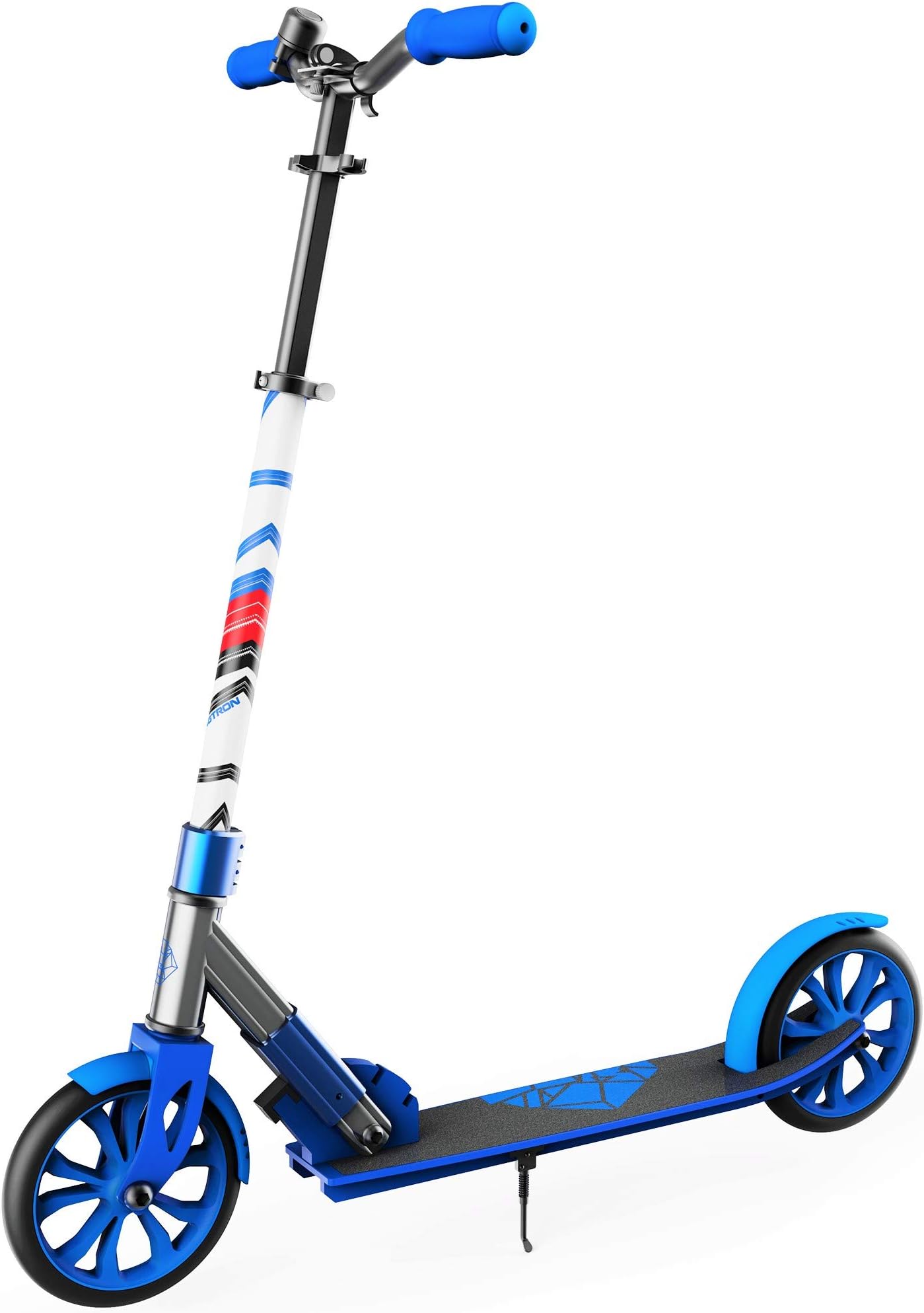 K8 Titan Folding Commuter Kick Scooter for Adults & Teens, Height-Adjustable, ABEC-9 Wheel Bearings