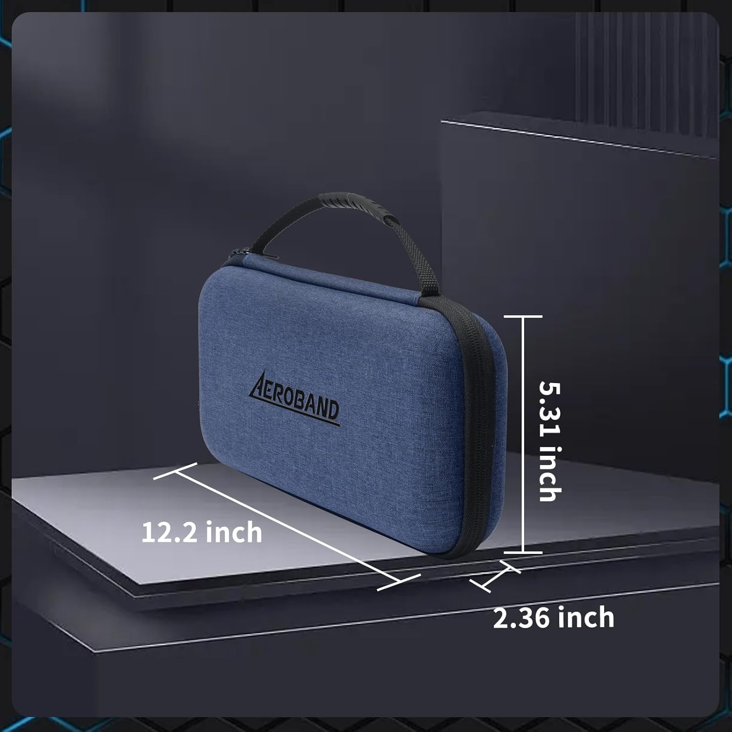 AEROBAND Electric Air Drumsticks Storage Bag Case for PocketDrum 2 Plus, Electronic Drum Sticks Sets, Drum Kit