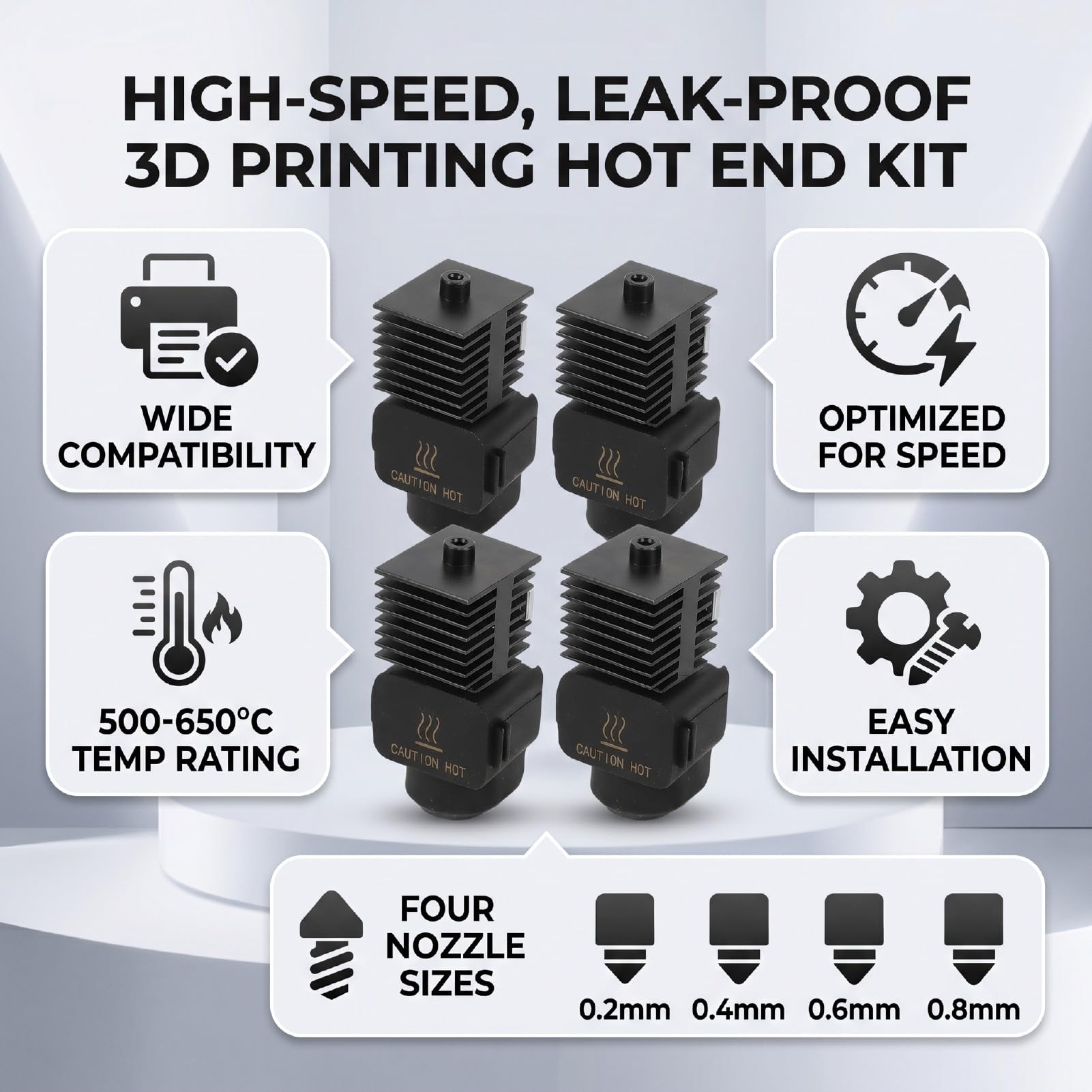 Jectse Kit de Cabezal de Impresión y Extrusor en Caliente para Lab X2D,