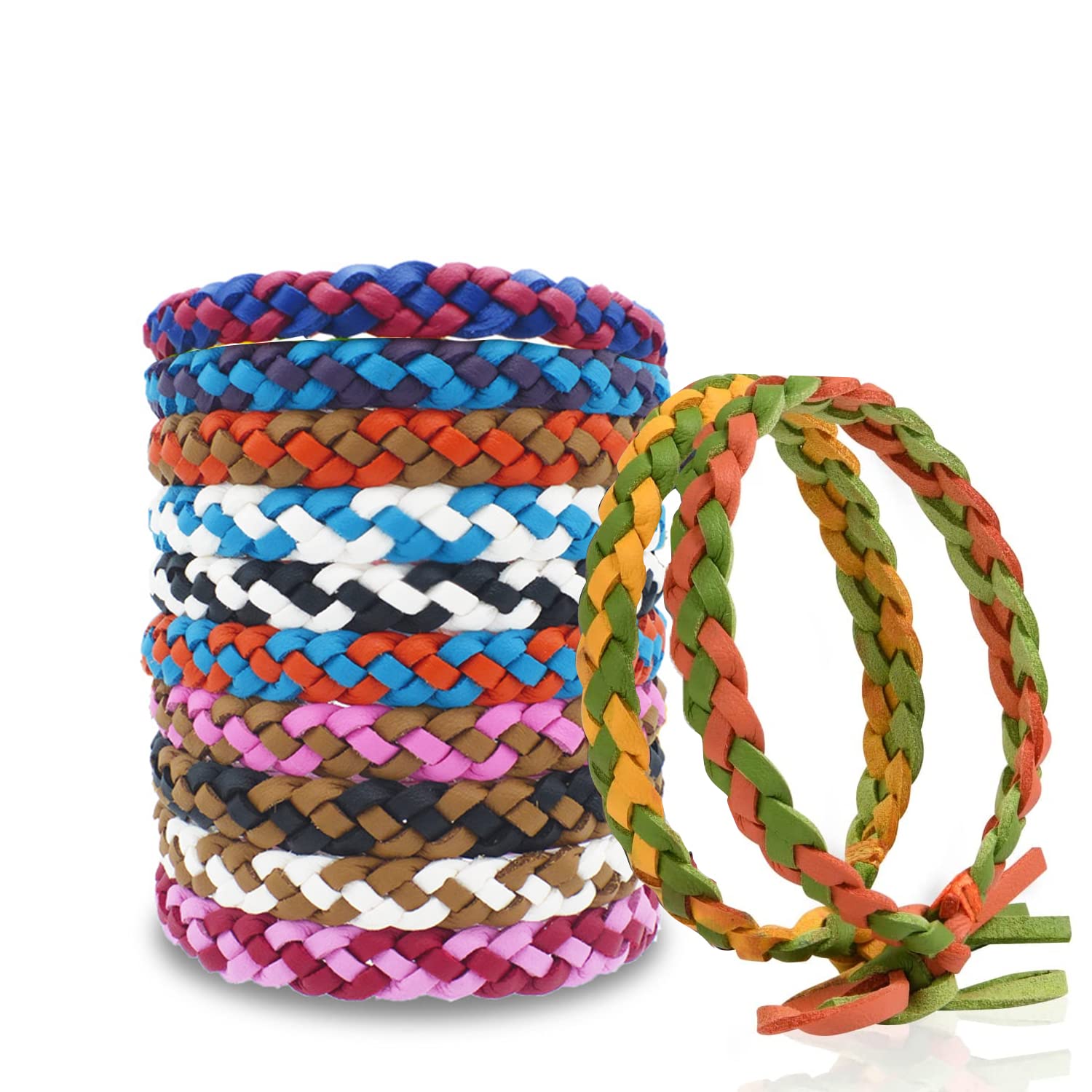 – Mosquito Repellent Bracelet 12 Pcs, Insect Mosquito Killer Natural Ingredient for Adults, Kids Outdoor Protection up to 300 Hours (12 Pack 6 Colors)