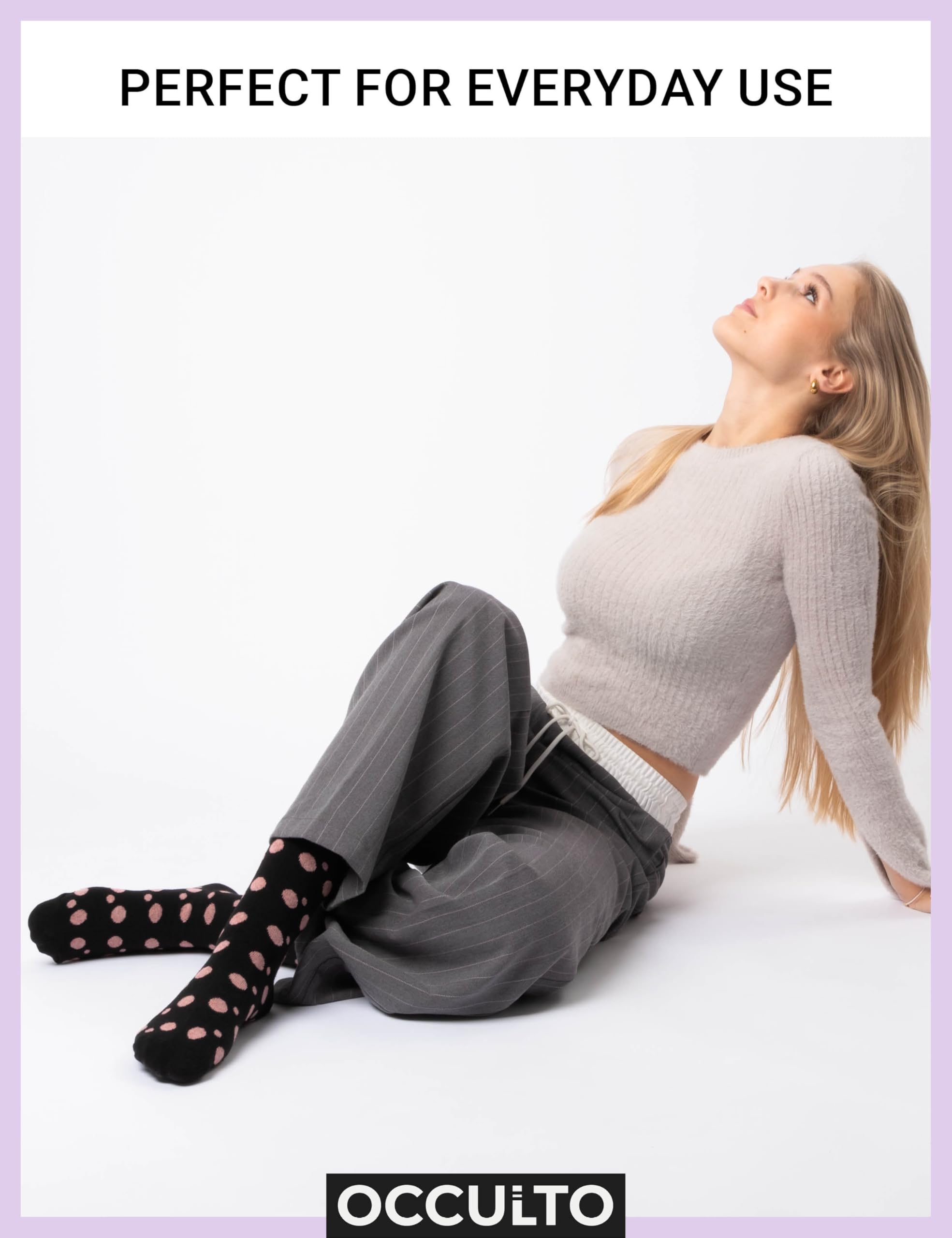 Occulto wzorzyste skarpetki damski 10 pack (model: Lotte)