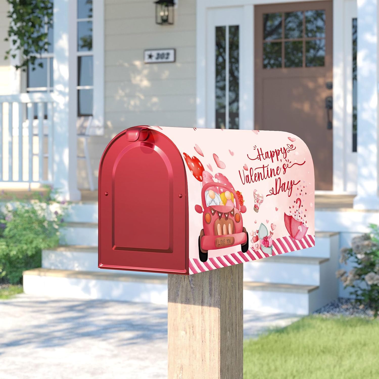 party greeting 16Pcs Seasonal Magnetic Mailbox Covers Standard Size 18 x 21 in Spring Easter Summer Waterproof Mailbox Covers Magnetic Mail Box Wraps for Holiday Garden Yard Outdoor Decor