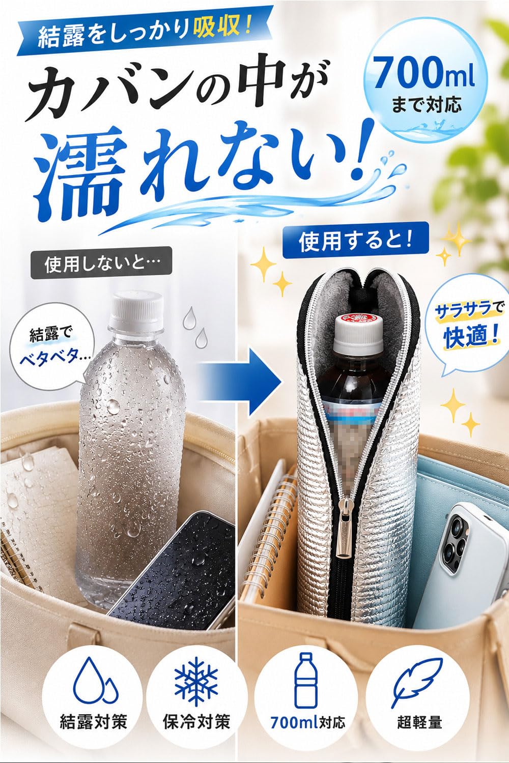Amazon.co.jp: 2個入り 2026進化版 加厚アルミ ペットボトルカバー