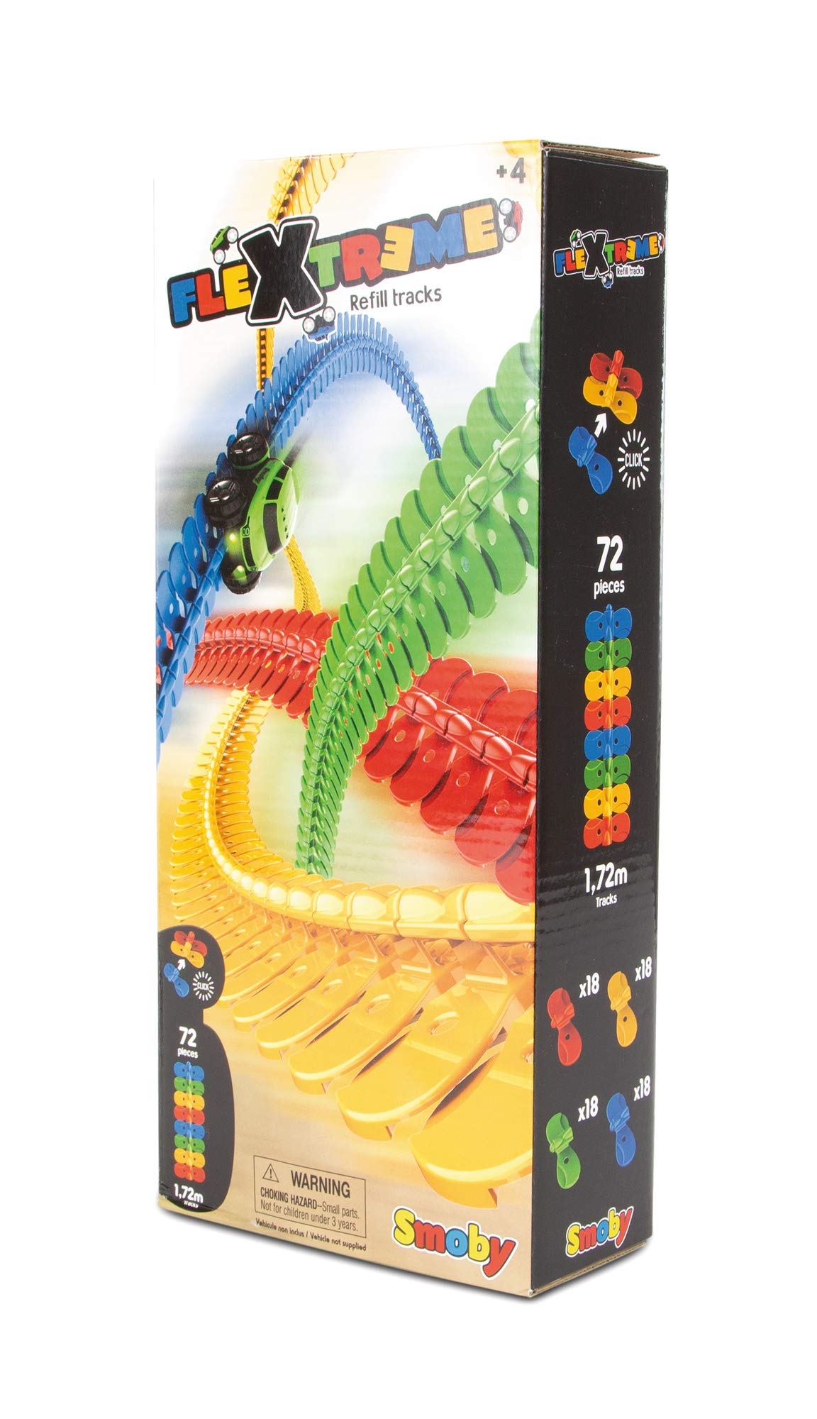 Smoby180904WEB FleXtreme Track Extension, Multicoloured