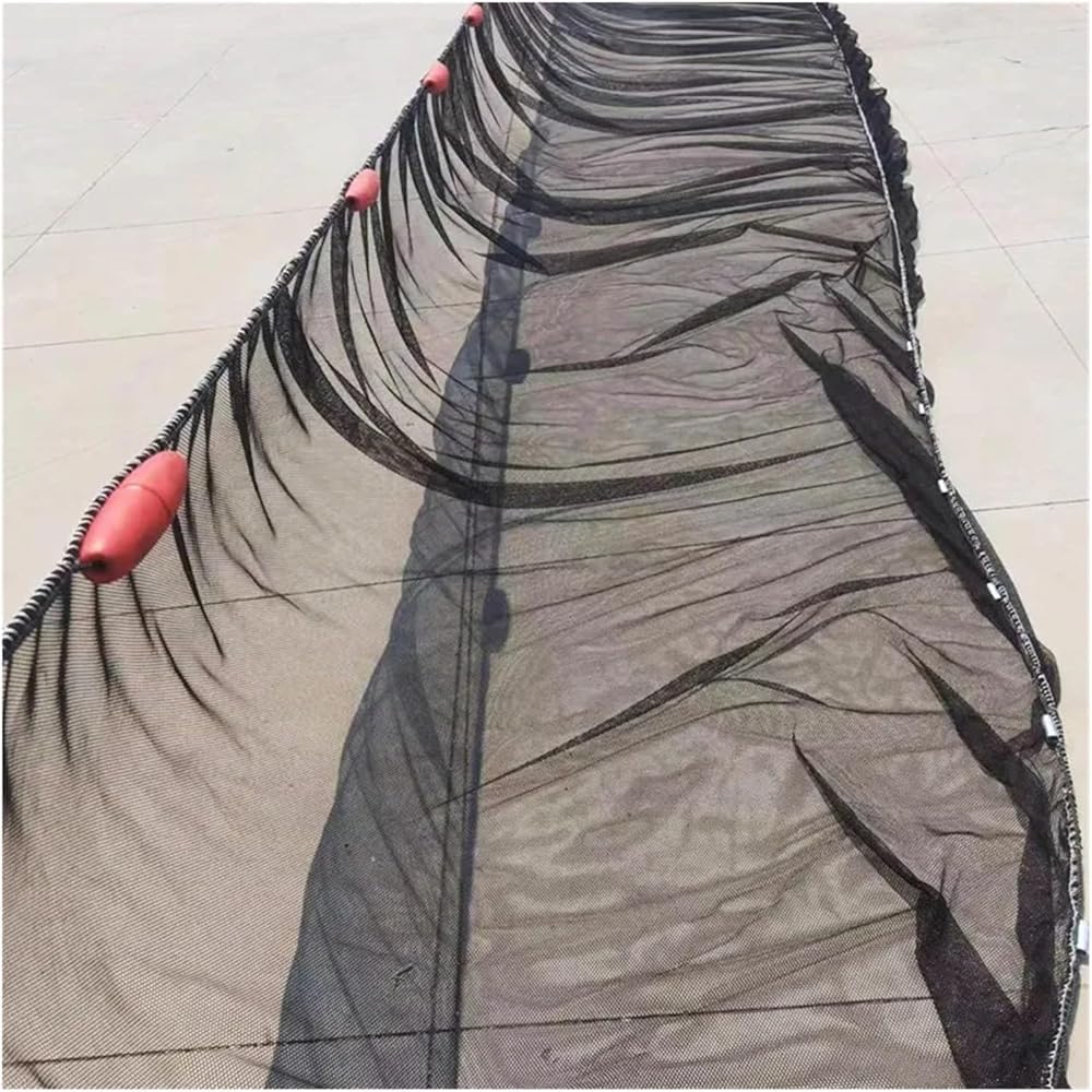 Red de nailon anti pájaros para protección del jardín, malla hexagonal de poliéster negro para árboles frutales, cultivos de hortalizas, acuicultura, valla de jardín y uso al aire libre (tamaño: 1 m x
