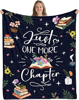 Book Lovers Gifts, Gifts for Book Lovers Women, Bookish Gifts for Readers, Reading Blanket, Librarian Gifts, Book Club/Bookworm/Reading Gift for Women, Literary Gifts Blanket 60"*50"
