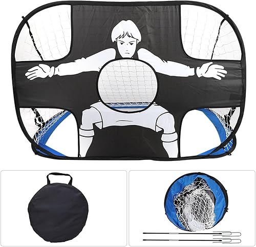 Miniatura 5 de Red de portería de fútbol para niños pequeños, portería de fútbol portátil de repuesto para entrenamiento emergente, redes de fútbol para patio