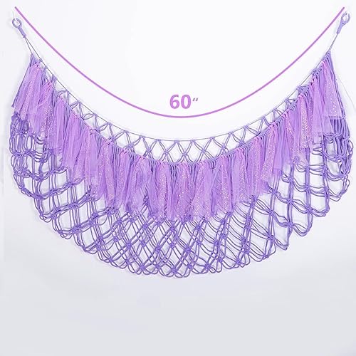 Miniatura 6 de Red grande para animales de peluche o hamaca con cinta LED y malla para colgar en la pared, red de juguetes para animales de peluche, ideas