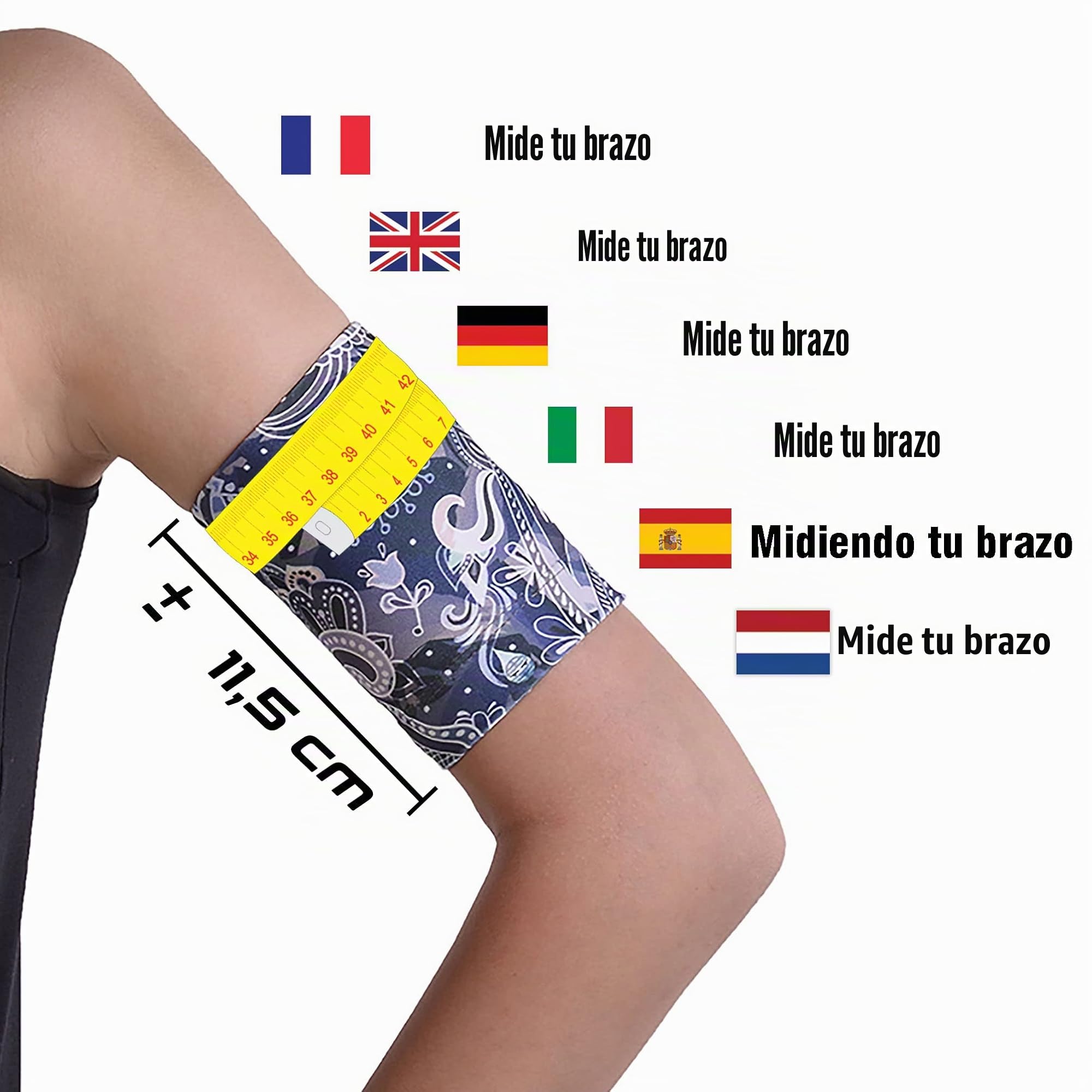 Dia-Band - Brazalete protector para el sensor de glucosa Freestyle Libre, Medtronic, Dexcom o Omnipod - Banda para diabéticos reutilizable